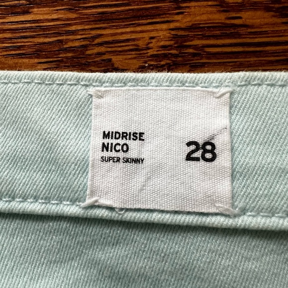 HUDSON Nico Midrise Super Skinny Floral Ombré Jeans Feminine Coquette Stretch 28 - Picture 9 of 11